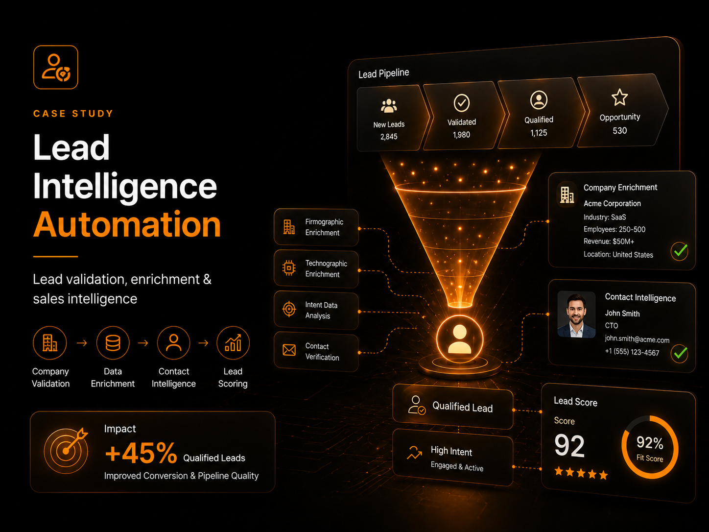 Lead intelligence automation case study